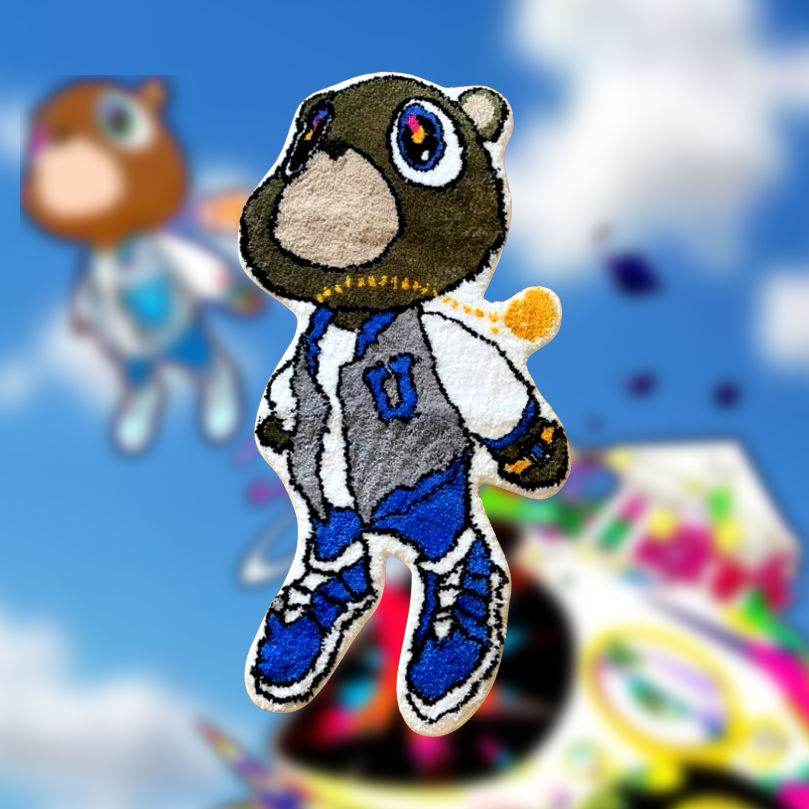 Kanye Graduation Bear Rug (120x67cm) – Rugys, image size:1600x1600