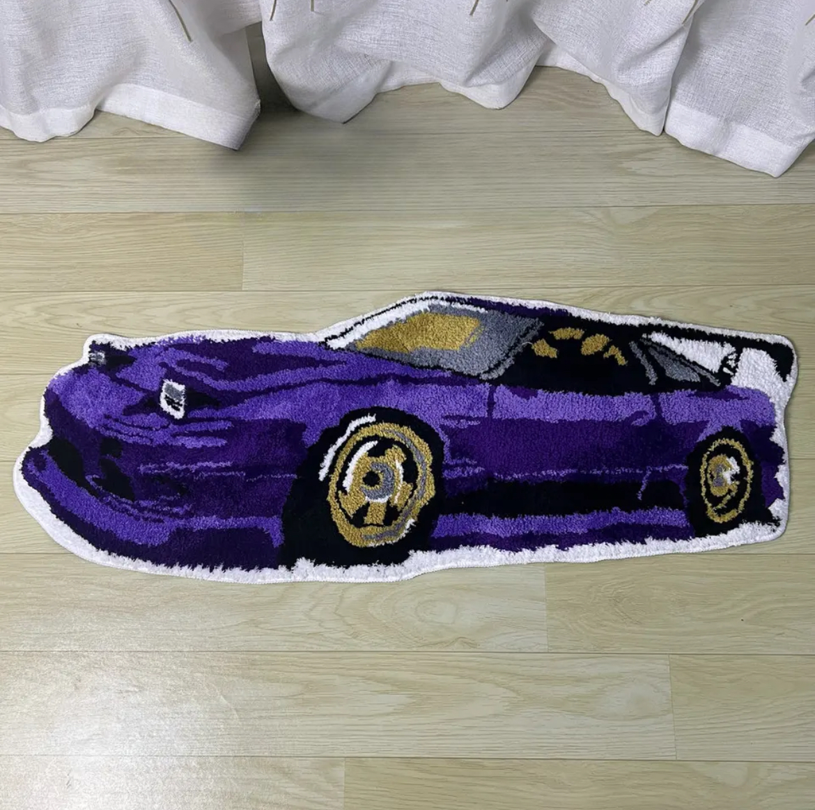 Street race car rugs 
