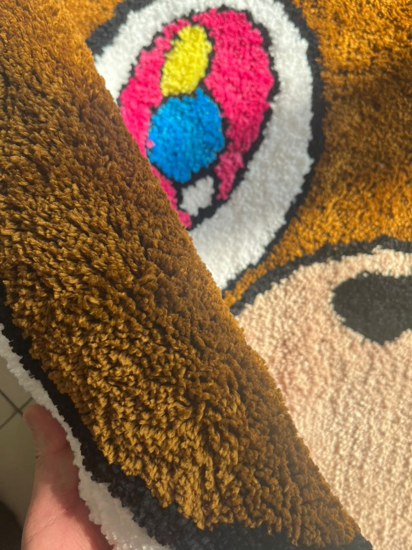 Ear Rug Kanye bear rug (100x100cm) – Rugys