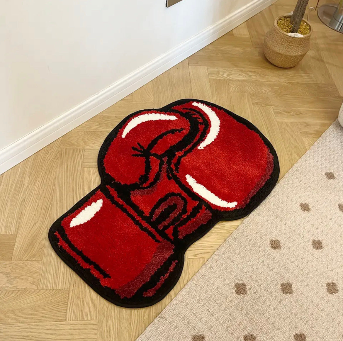 Boxing Gloves Rug 