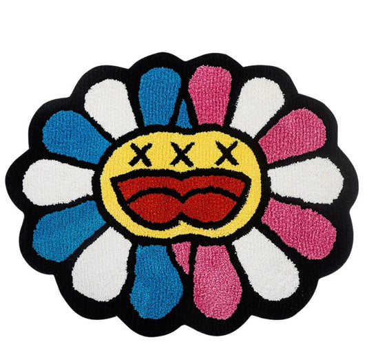 Murakami Flower Double Rug 