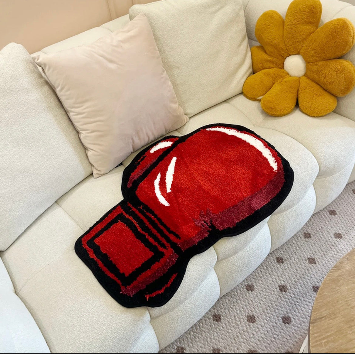 Boxing Gloves Rug 
