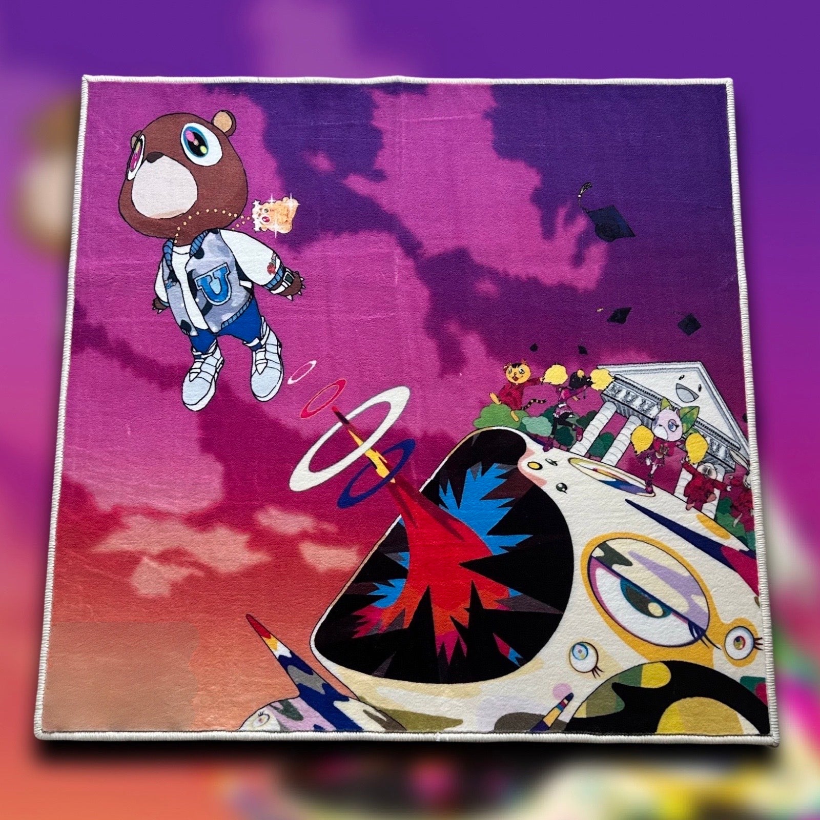 Kanye Graduation Album Cover Rug (100x100cm) – Rugys