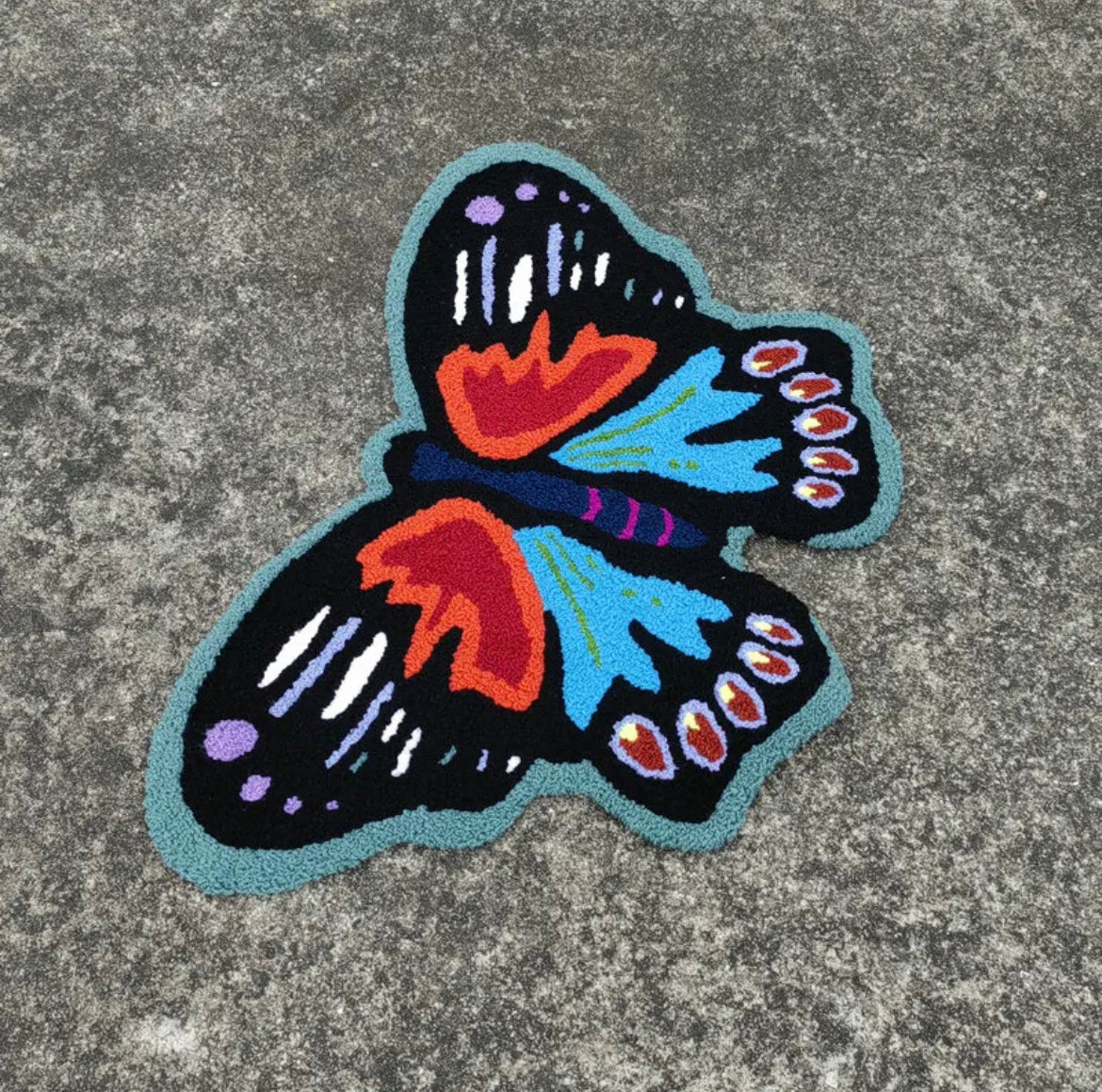 Butterfly rug