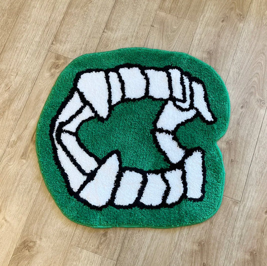 Vampire teeth rug