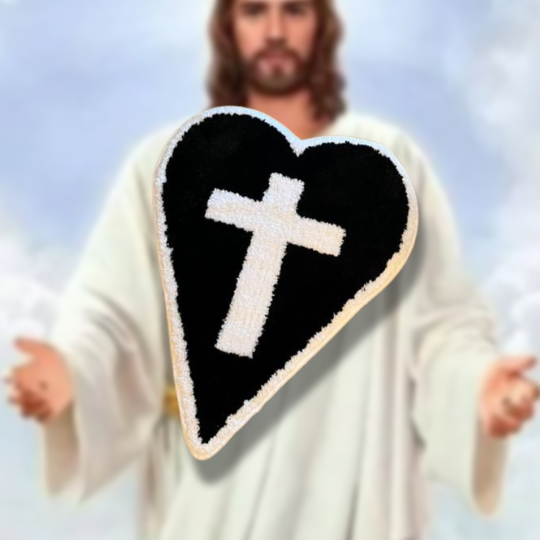 Jesus Love Rug | Christian Rug - Rugys Store